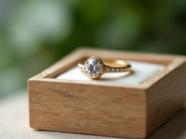 Eco-conscious lab-grown diamond eternity band
