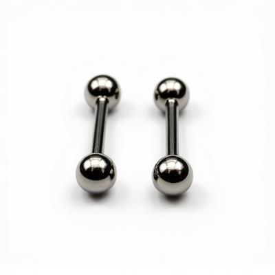 Durable titanium nipple bar