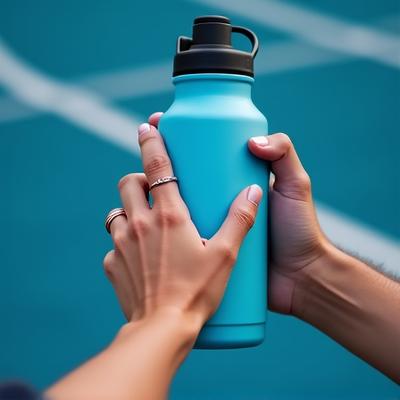 Fitness enthusiast with smart ring